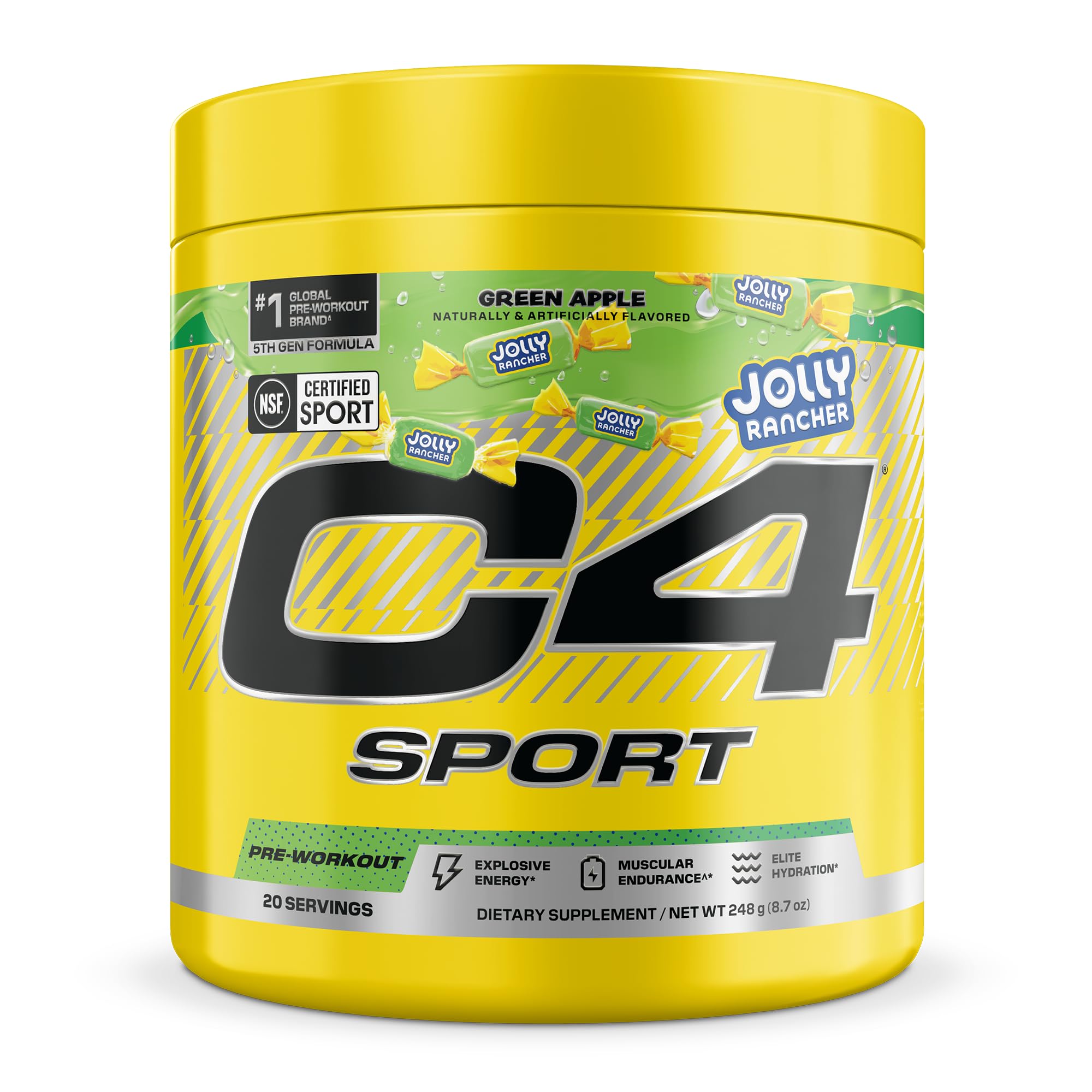 Amazon.com: C4 Sport Pre Workout Powder - Jolly Rancher Green